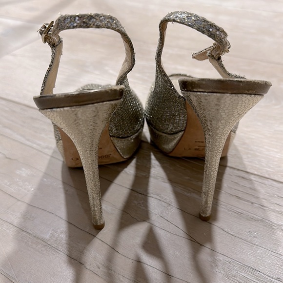 Jimmy Choo leather printed slingback pumps - Picture 2 of 8